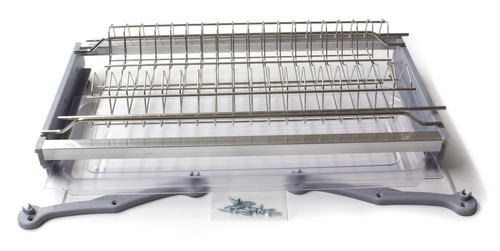 Kit scolapiatti inox 60cm - inox,