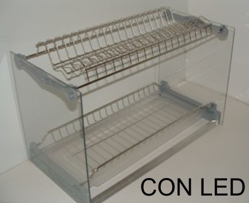 Scolapiatti griglia inox - , luce