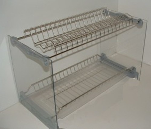 Scolapiatti inox con - , vaschetta